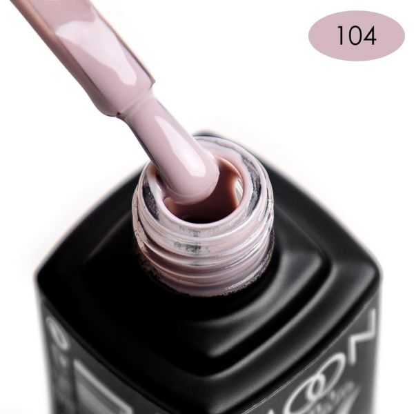 Гель-лак MOON FULL color Gel polish №104 (холодний блідо-рожевий, емаль), 8 мл