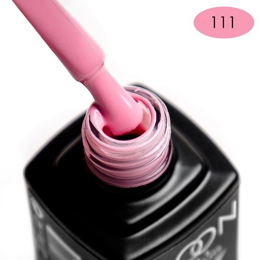 Гель-лак MOON FULL color Gel polish №111 (розово-лиловый, эмаль), 8 мл