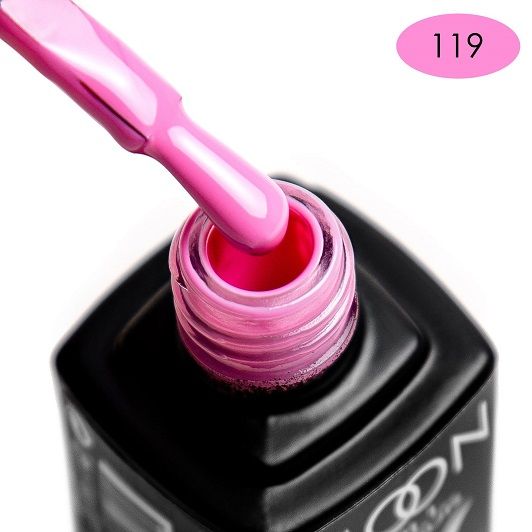 Гель-лак MOON FULL color Gel polish №119 (светло-розовый, эмаль), 8 мл