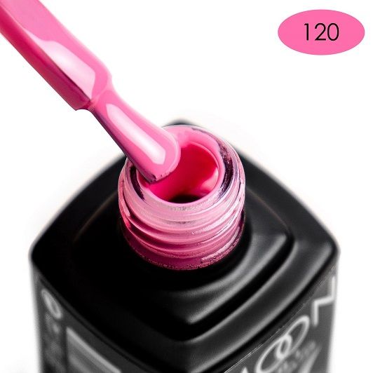 Гель-лак MOON FULL color Gel polish №120 (натуральный розовый, эмаль), 8 мл