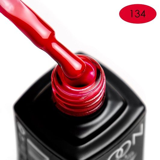 Гель-лак MOON FULL color Gel polish №134 (горобиновий, емаль), 8 мл
