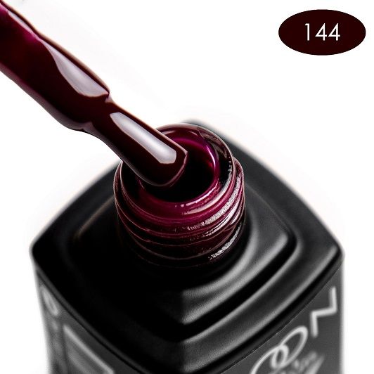 Гель-лак MOON FULL color Gel polish №144 (кармінний, емаль), 8 мл