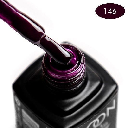 Гель-лак MOON FULL color Gel polish №146 (вінний, емаль), 8 мл