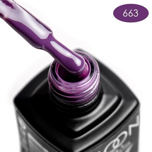 Гель-лак MOON FULL color Gel polish №663 ніжно-сливовий