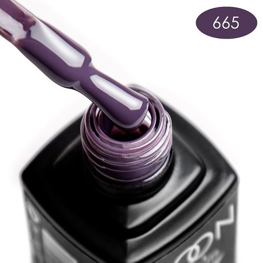 Гель-лак MOON FULL color Gel polish №665 дымчатый сливовый