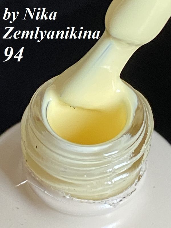 Гель-лак N.Z. (by Nika Zemlyanikina) №94 (желтый), 6 мл