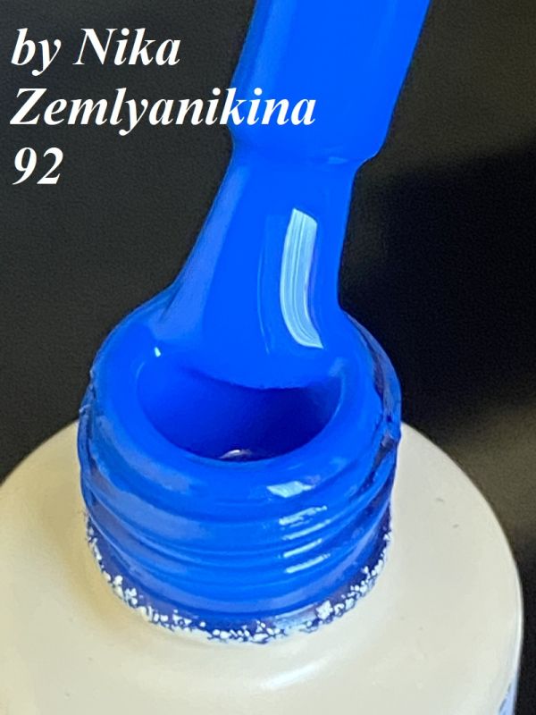 Гель-лак N.Z. (by Nika Zemlyanikina) №92 (синий), 6 мл