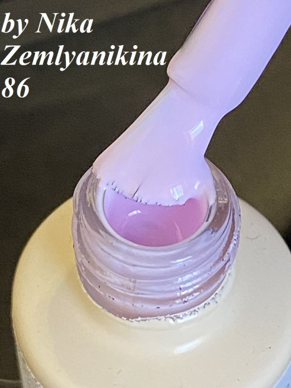 Гель-лак N.Z. (by Nika Zemlyanikina) №86 (светлый сиреневый), 6 мл