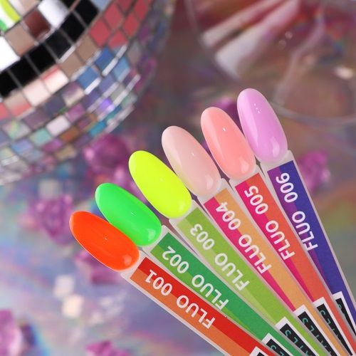 Гель-лак Kira Nails FLUO 006 (сиреневый, флуоресцентный), 6 мл