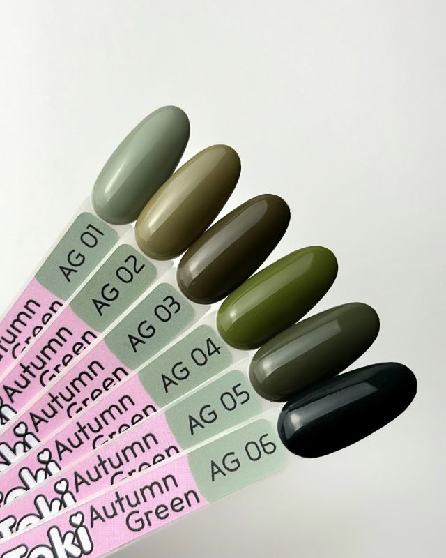 Гель-лак Toki-Toki Autumn Green 5 мл, AG06