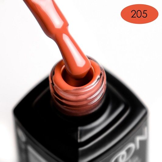 Гель-лак MOON FULL color Gel polish №205 (имбирный, эмаль), 8 мл