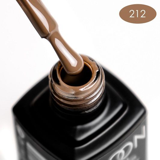 Гель-лак MOON FULL color Gel polish №212 (лесной орех, эмаль), 8 мл