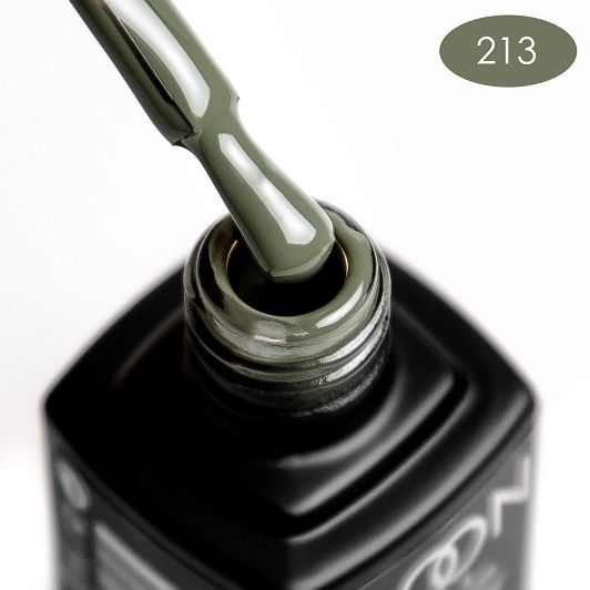 Гель-лак MOON FULL color Gel polish №213 (темно-оливковый, эмаль), 8 мл
