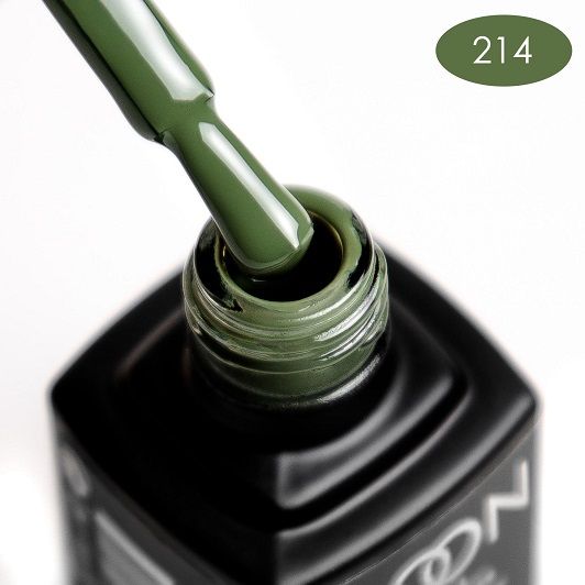 Гель-лак MOON FULL color Gel polish №214 (травяной, эмаль), 8 мл