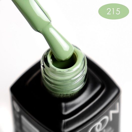 Гель-лак MOON FULL color Gel polish №215 (фисташковый, эмаль), 8 мл