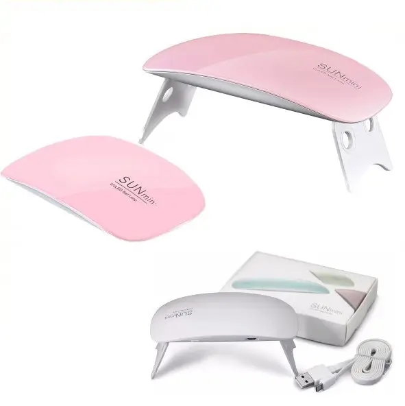 Компактна лампа UV/LED SUN mini для сушіння нігтів на кабелі USB, 6 Вт