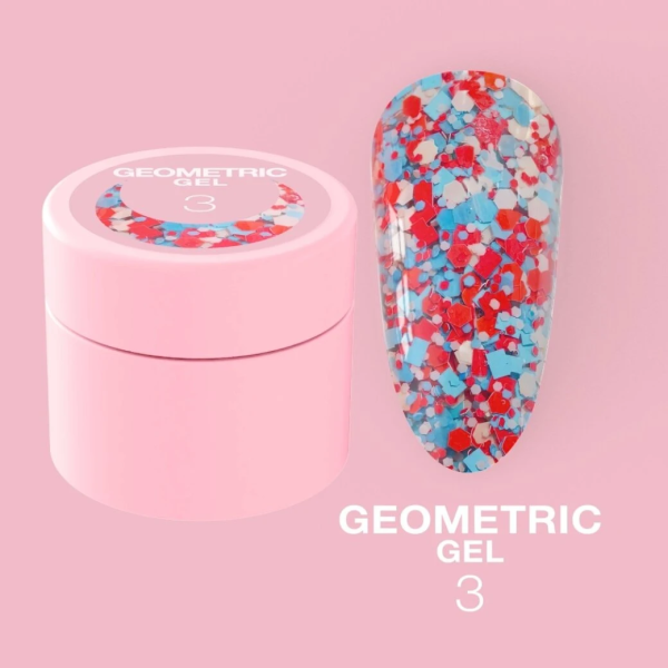 Цветной гель Luna Geometric Gel №3 5ml