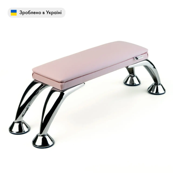 Підставка для рук манікюрна на металевих ніжках ECO STAND MINI колір рожевий