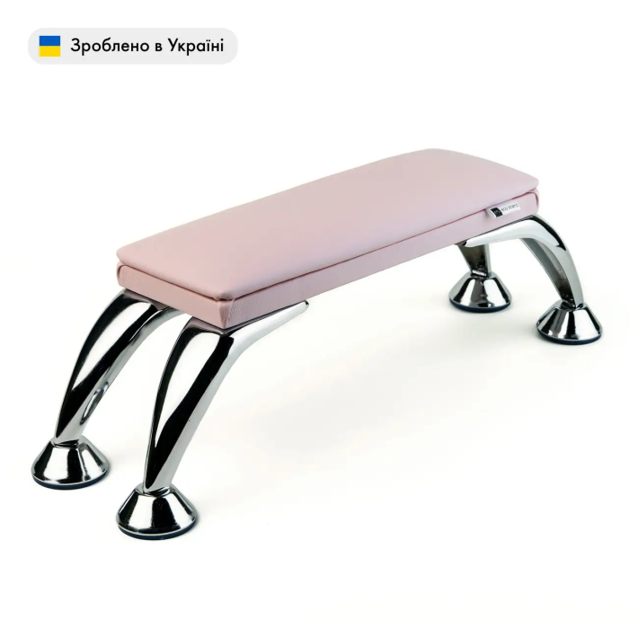 Підставка для рук манікюрна на металевих ніжках ECO STAND MINI колір рожевий
