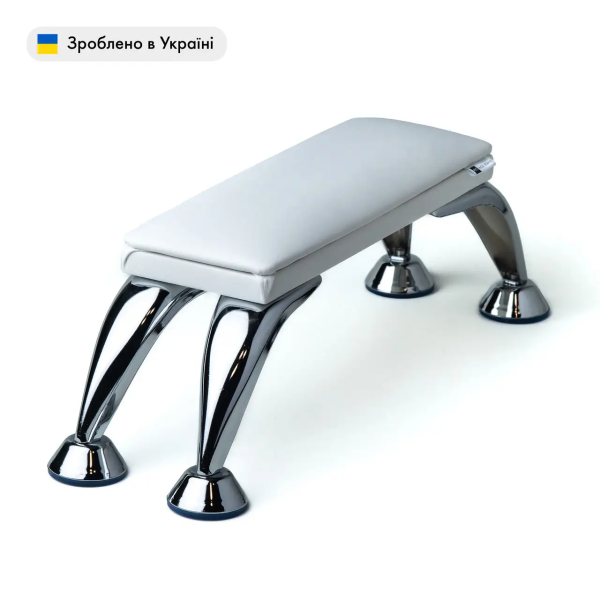 Подставка для рук маникюрная на металлических ножках ECO STAND MINI цвет белый