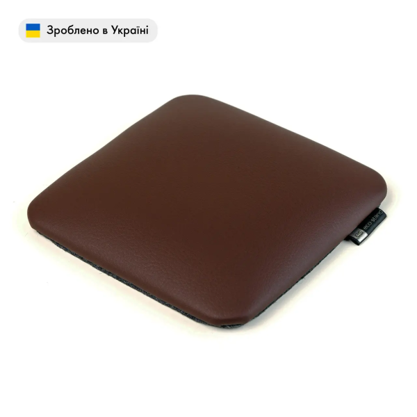 Подставка под руку (подлокотник) квадратный для маникюра коричневый