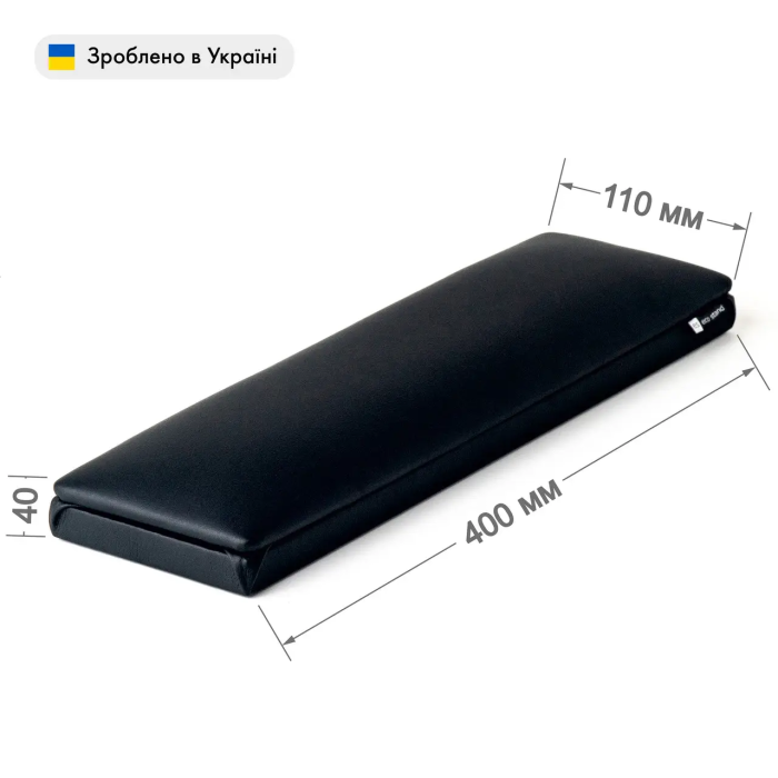 Підставка для рук манікюрна плоска (Підлокітник) ECO STAND PAD, чорна