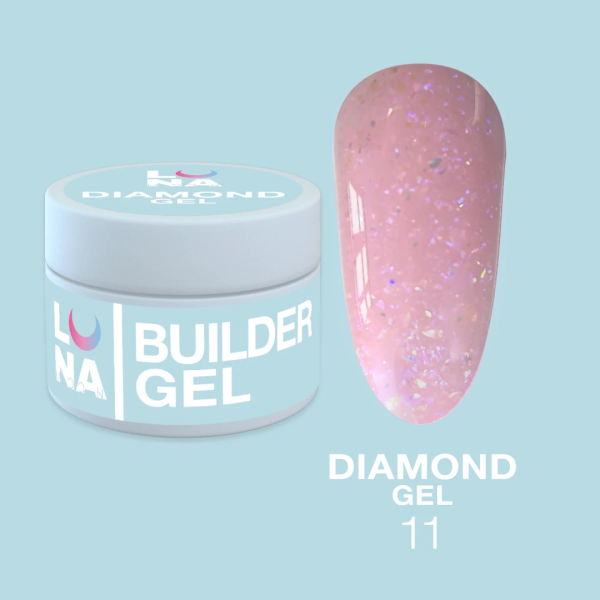 Гель для нарощування Luna Diamond Gel 15г №11