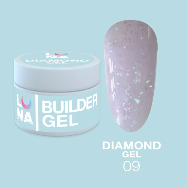 Гель для нарощування Luna Diamond Gel 15г №09