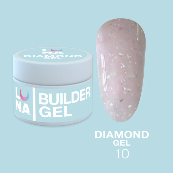 Гель для нарощування Luna Diamond Gel 15г №10