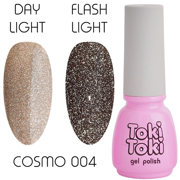 Гель-лак світловідбивний Toki Toki Cosmo №04, 5 мл