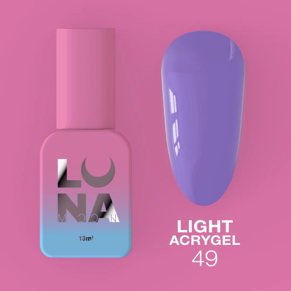 Рідкий акригель Luna Light Acrygel 12мл №49