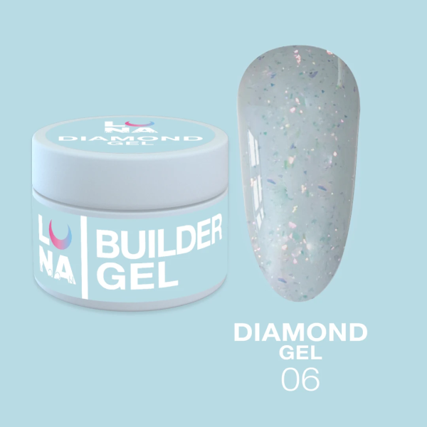 Гель для нарощування Luna Diamond Gel 15г №06