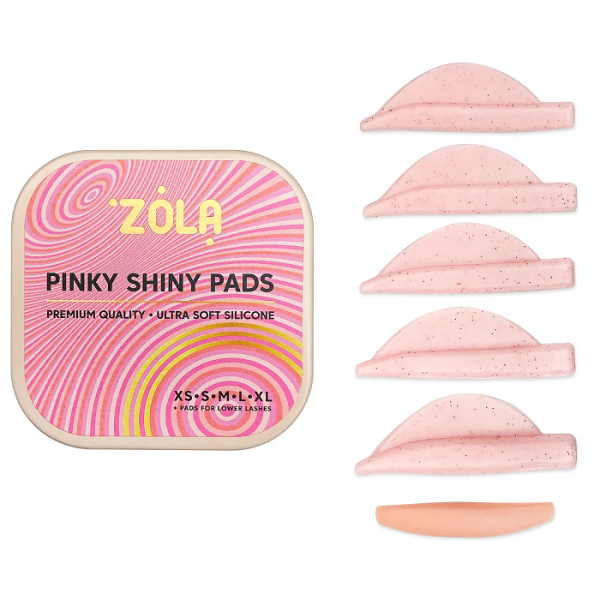 Zola Валики для ламинирования Pinky Shiny Pads, 5 пар