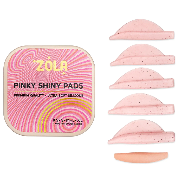 Zola Валики для ламинирования Pinky Shiny Pads, 5 пар