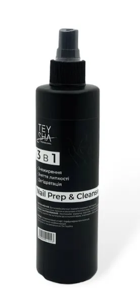 Рідина Teysha Nail Prep&Cleanser 3-в-1 250мл