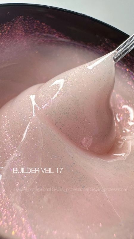 Гель для нарощування Saga veil №017 рожевий опал