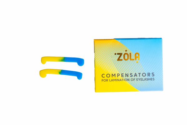 Компенсатори для ламінування вій Zola жовто-блакитні