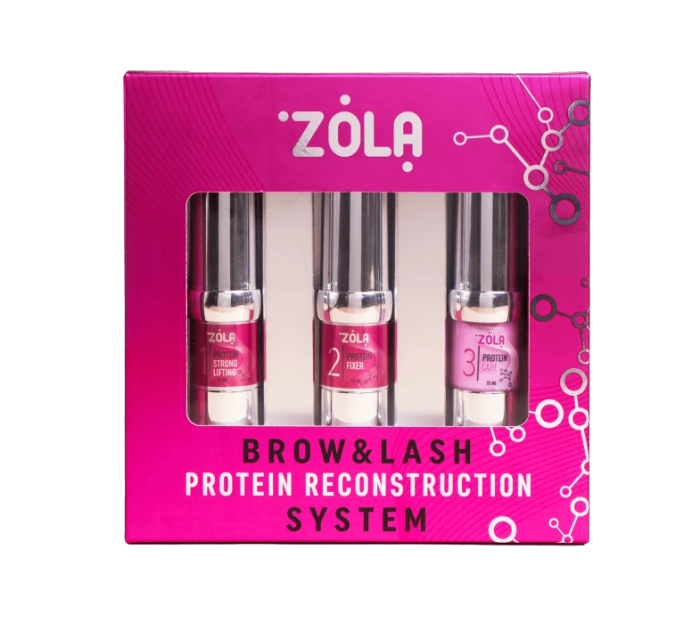 Zola Набір для ламінування Brow&Lash Protein Reconstruction System