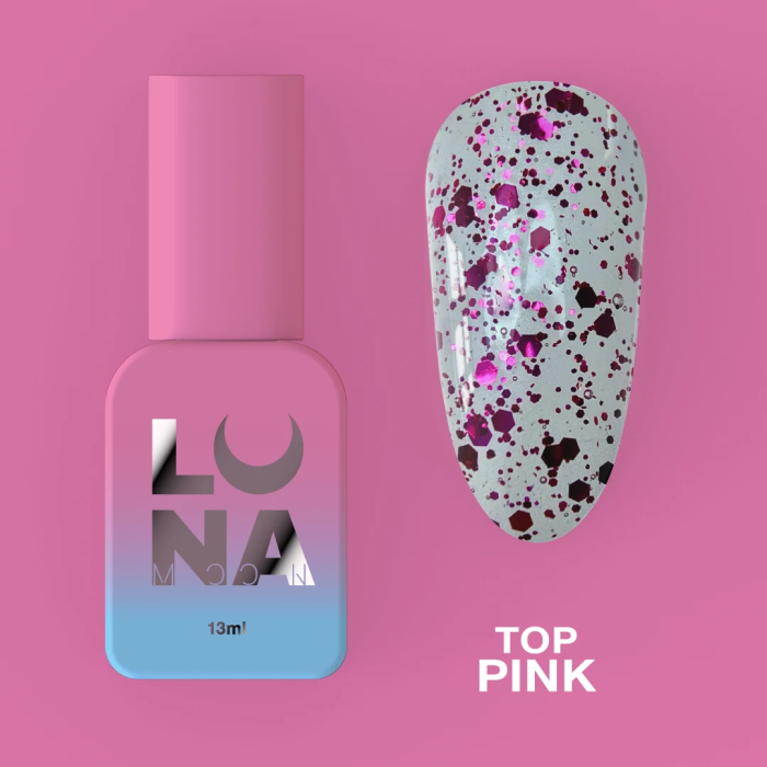 Топ для гель-лаку Luna Top Pink 13ml