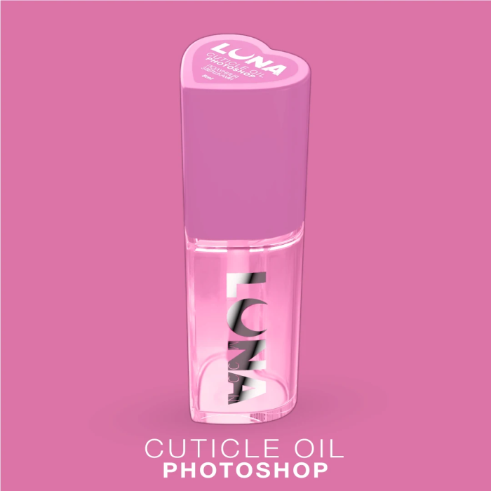Сухое масло для кутикулы с ароматом клубники со сливками Luna Photoshop Oil 5ml
