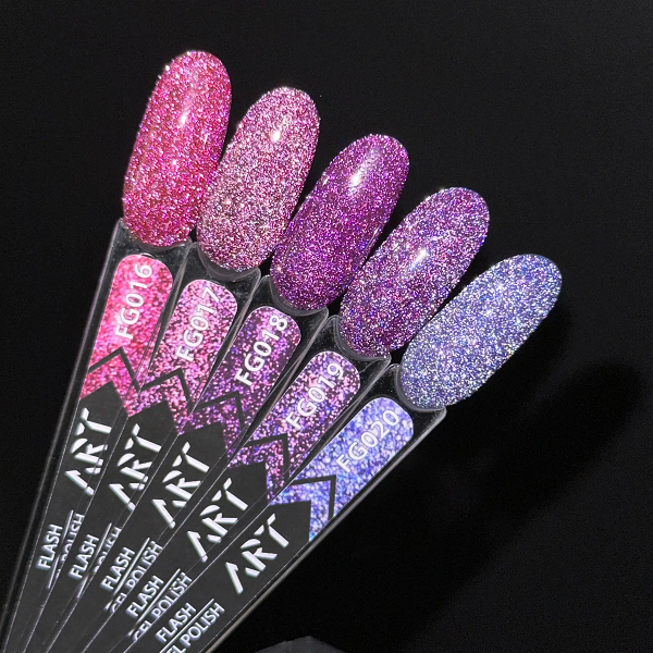 Гель-лак світловідбивний ART Flash Gel Polish №FG019, 6 мл