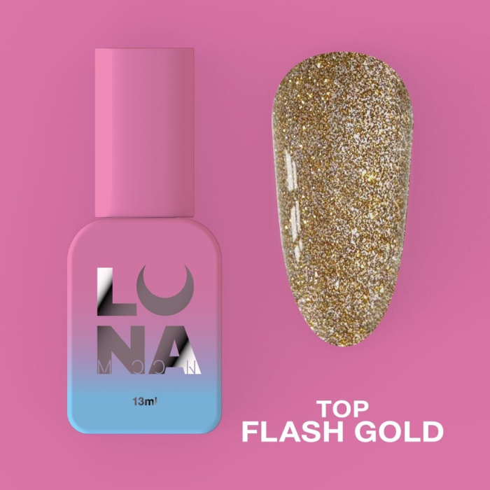 Топ для гель-лаку Luna Top Flash Gold 13ml