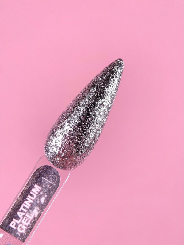 Блискітки для нігтів Luna Platinum Gel №1 5ml