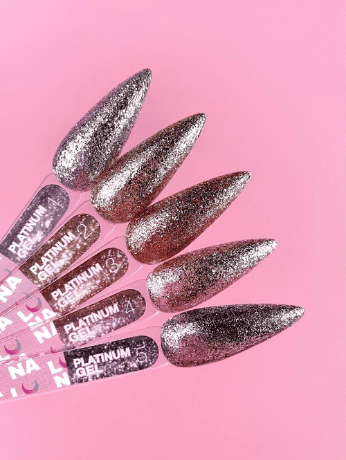 Блискітки для нігтів Platinum Gel №3 5ml