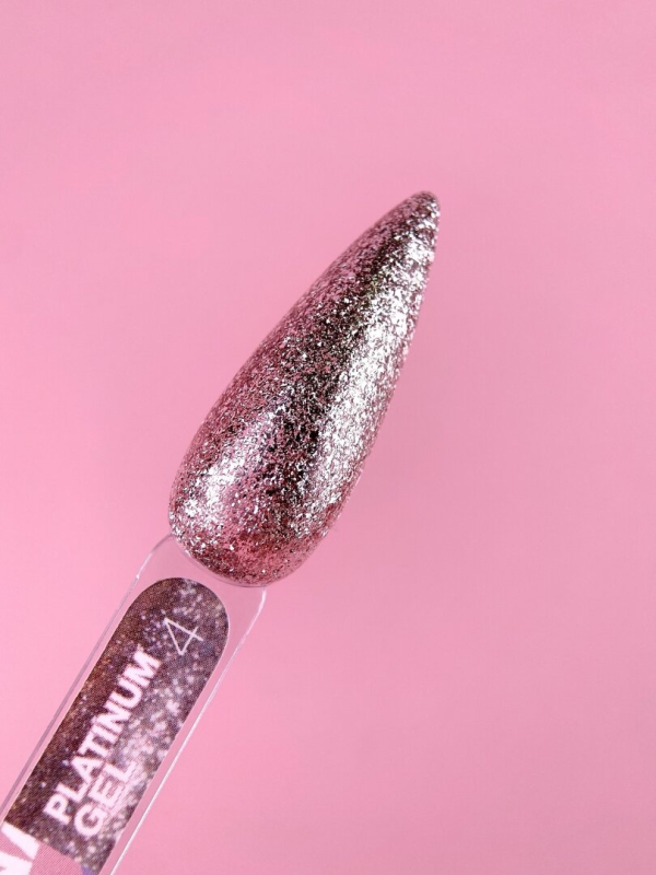 Блискітки для нігтів Platinum Gel №4 5ml