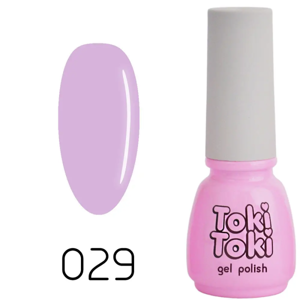 Гель-лак Toki-Toki №029, 5 мл лавандовий
