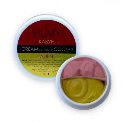Ремувер-коктейль кремовый Vilmy арбуз-дыня, 20г