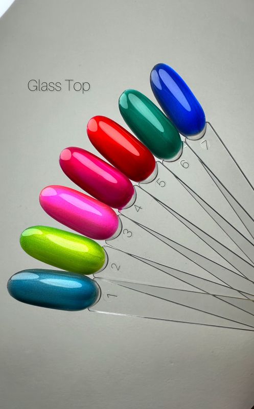 Топ вітраж без липкого шару SAGA professional Glass Top 9мл