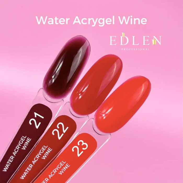 Рідкий акригель Edlen Water Acrygel Wine 9мл 21