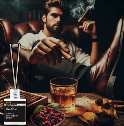 Аромадифузор Tobacco/Pink pepper/Amber Nika Zemlyanikina, 7мл